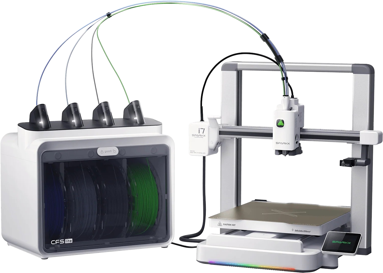 Creality SPARKX i7 Combo 4-Farben FDM 3D-Drucker mit automatischem Filamentwechsel