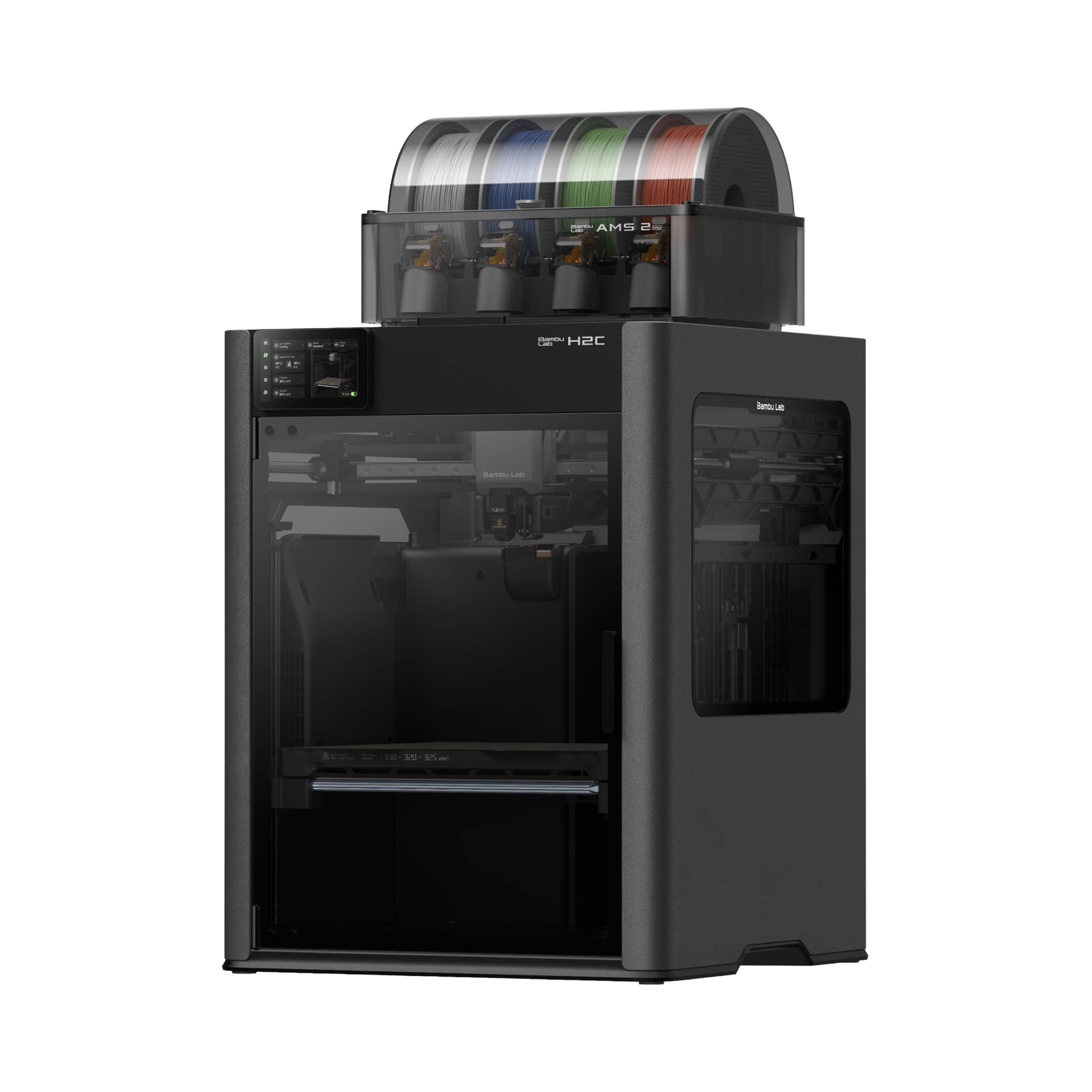 Bambu Lab H2C Combo 3D-Drucker für fortgeschrittenes Multicolor-Drucken